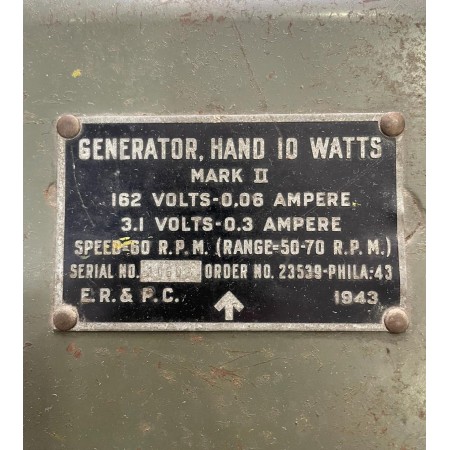 GENERADOR HAND 10 WATTS (MARK II)