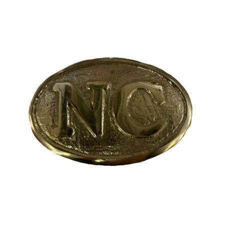 HEBILLA NC OVALADA GUERRA CIVIL AMERICANA