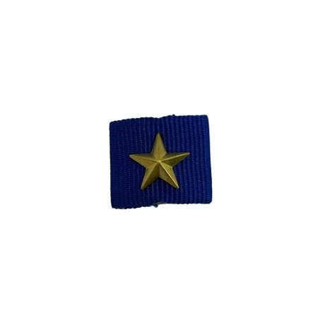 PASADOR MEDALLA AL VALOR MILITAR VERSION DORADA, ITALIA