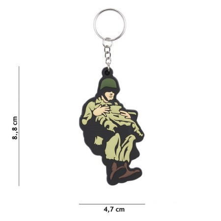 LLAVERO 3D PVC WWII PARATROOPER