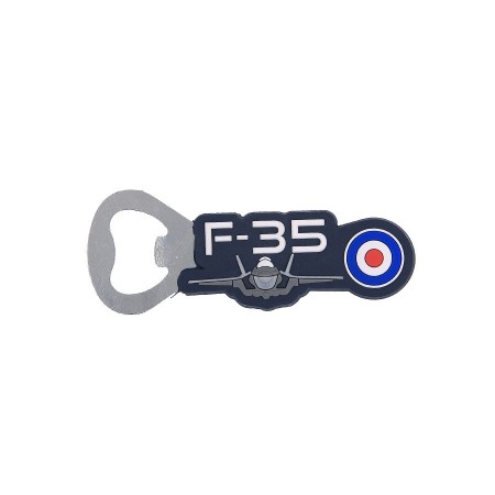 ABRIDOR DE BOTELLAS 3D PVC F-35