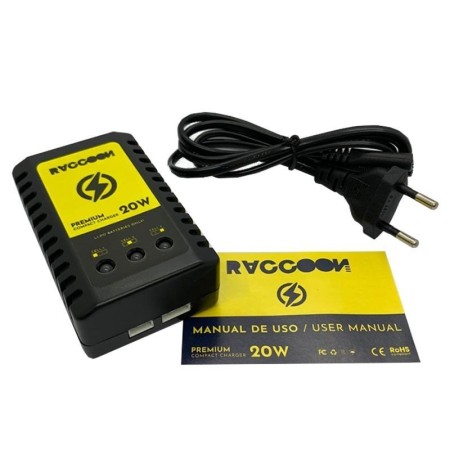 CARGADOR LIPO RACCOON V3 7.4V/11.1V
