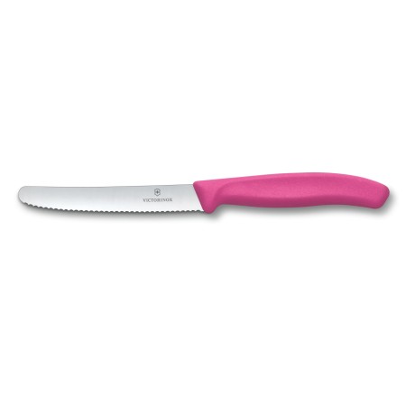 CUCHILLO DE MESA Y PARA TOMATES SWISS CLASSIC ROSA 6.7836.L115