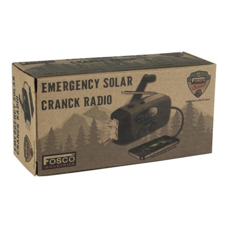 RADIO DE MANIVELA DE EMERGENCIA FOSCO