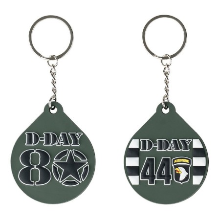 LLAVERO 3D PVC D-DAY 80 AEROTRANSPORTADA
