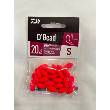PERLAS FLOTANTES DAIWA OVALES S ROSE PHOSPHO