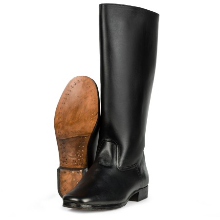 BOTAS DE OFICIAL WH/SS/LW DE CUERO NEGRAS