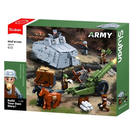 SLUBAN ARMY ATTACK TANK WWI - 47Vs M38-B1295