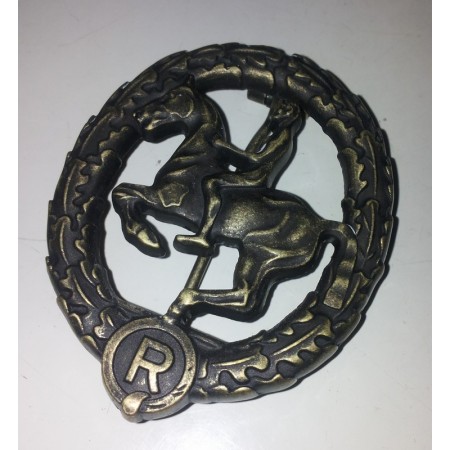 INSIGNIA ALEMANA JINETE - BRONCE