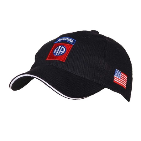 GORRA 82ND AIRBORNE NEGRA