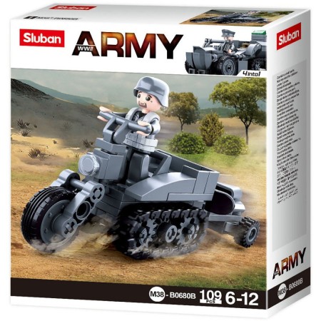 SLUBAN GERMAN ARMY HALF CRAWLER MOTORCYCLE