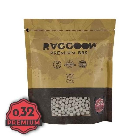 BOLAS RACCOON PREMIUM BIO BBS - 0.32G 0/5KG