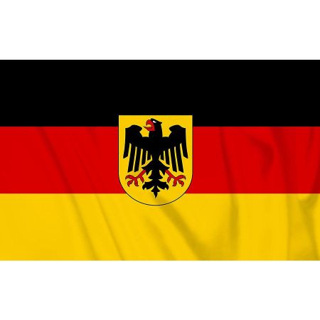 BANDERA ALEMANA CON AGUILA