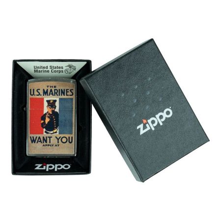ZIPPO US MARINES WANT YOU