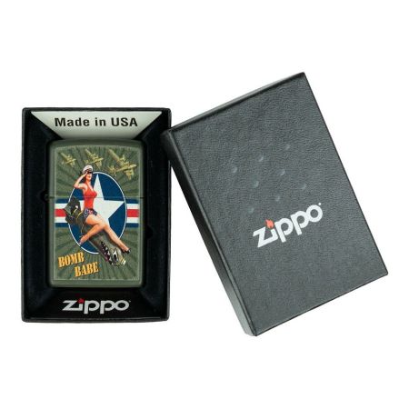 ZIPPO PIN UP BOMB BABE