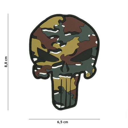 PARCHE PVC CALAVERA BELGA