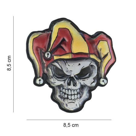 PARCHE PVC UV SKULL JOKER
