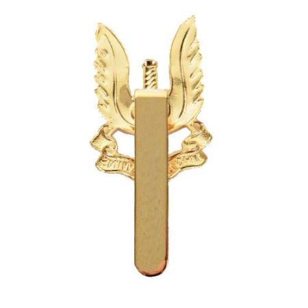 INSIGNIA DE GORRA BIMETALICO REGIMIENTO SAS BRITANICO