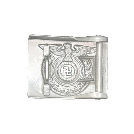 HEBILLA WAFFEN SS PLATEADA