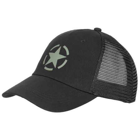 GORRA NEGRA CON ESTRELLA