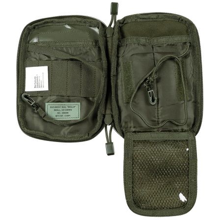 BOLSITO FUNDA PARA DOCUMENTOS COLOR OLIVA