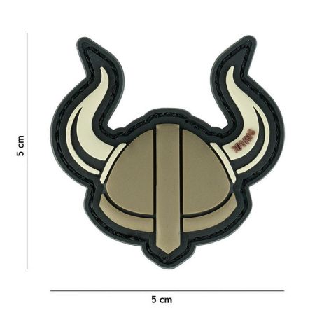 PARCHE 3D PVC CASCO VIKINGO