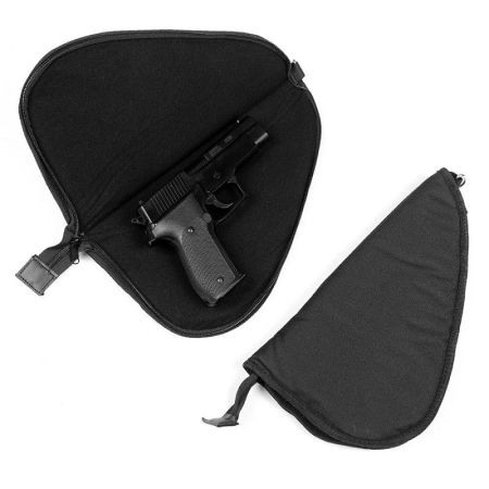 FUNDA PARA PISTOLA DE NYLON NEGRA