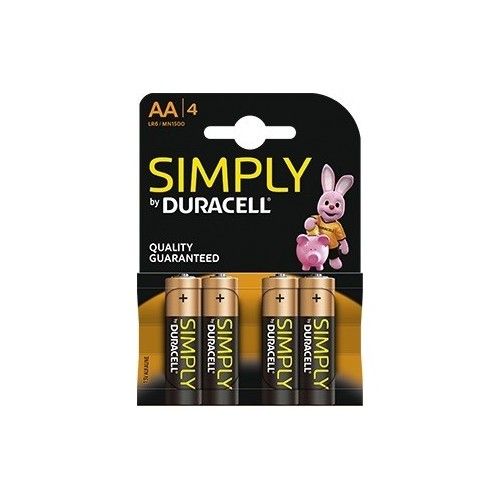 PILAS AA DURACELL SIMPLY