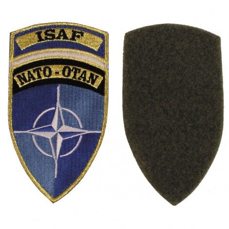 PARCHE CON VELCRO OTAN ISAF ORIGINAL