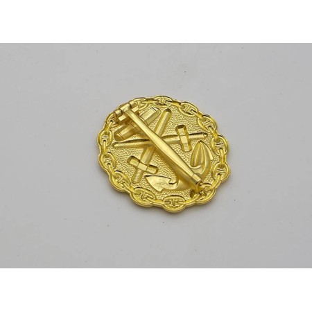 INSIGNIA HERIDO MARINA IMPERIAL ALEMANA WWI - ORO