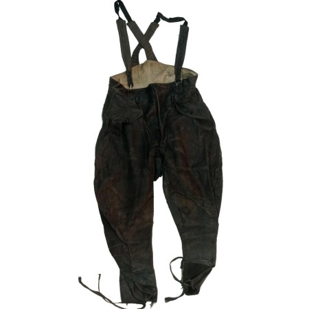 PANTALON MOTORISTA DE CUERO EJERCITO ESPAÑOL