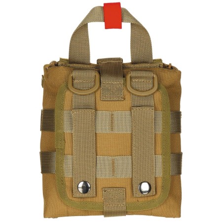 bolsa, primeros auxilios, pequeño, "MOLLE", coyote