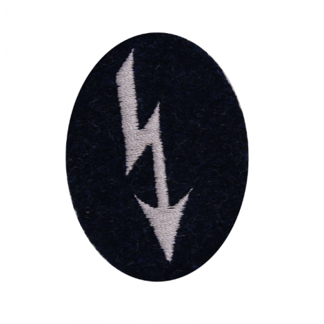 Nachrichtentruppen Abzeichen - parche de manga de tropas de señales - azul gris