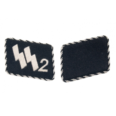 Insignias de cuello Early SS-VT - Germania Regiment - nr 2 - repro