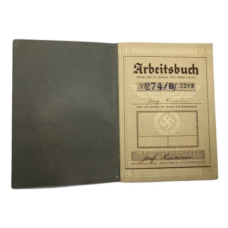 LIBRO DE TRABAJO ARBEITSBUCH III REICH ORIGINAL (2)