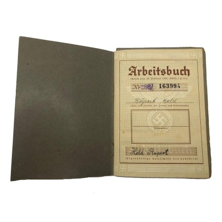 LIBRO DE TRABAJO ARBEITSBUCH III REICH ORIGINAL (1)